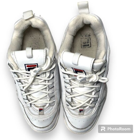 FILA Disruptor Sneakers Men Size 7 White Shoe Chunky - Picture 7 of 9